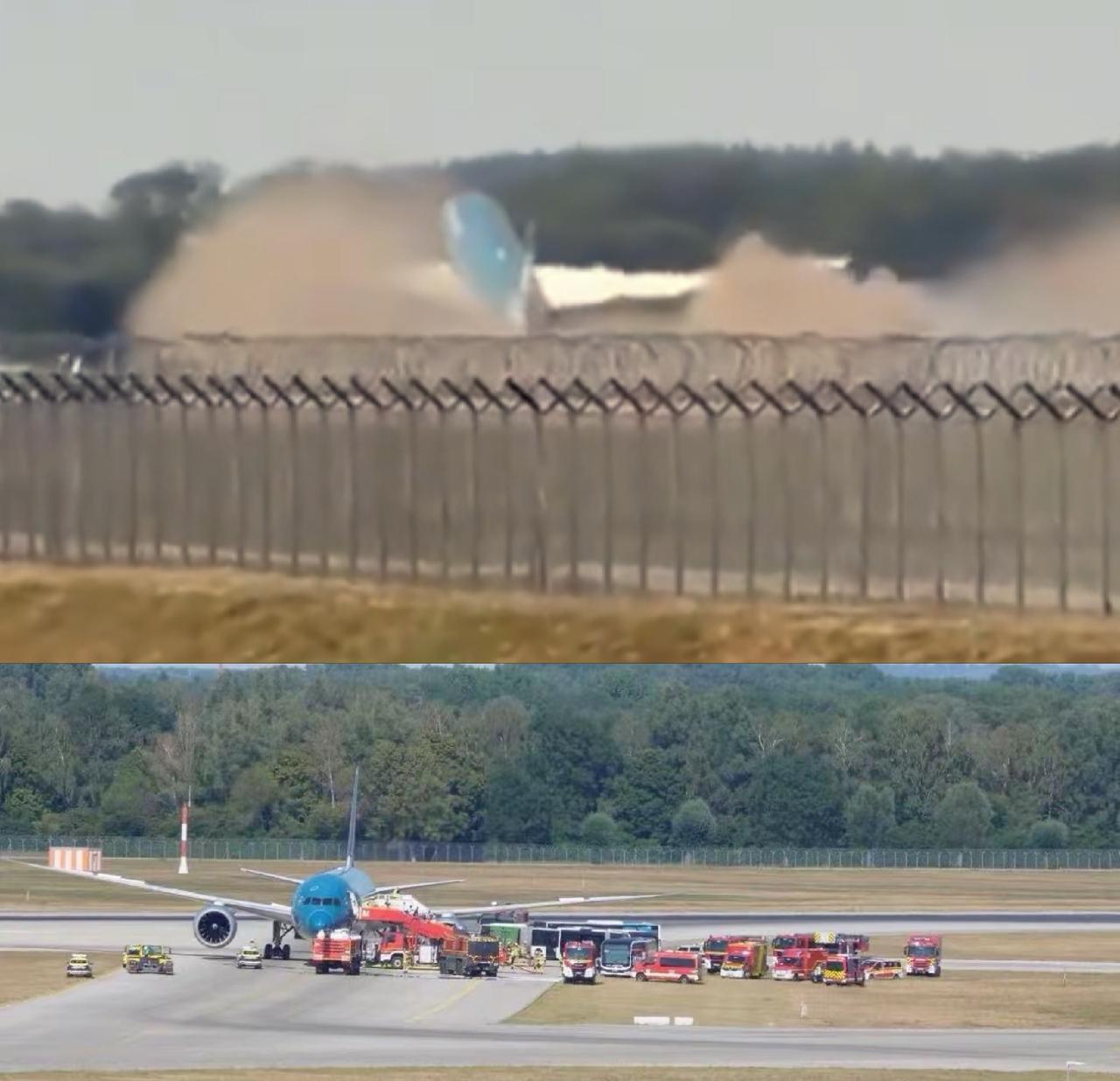 越南航空波音 787-9 在慕尼黑起飞冲出跑道后爆胎着陆！可能事故原因：
据相关