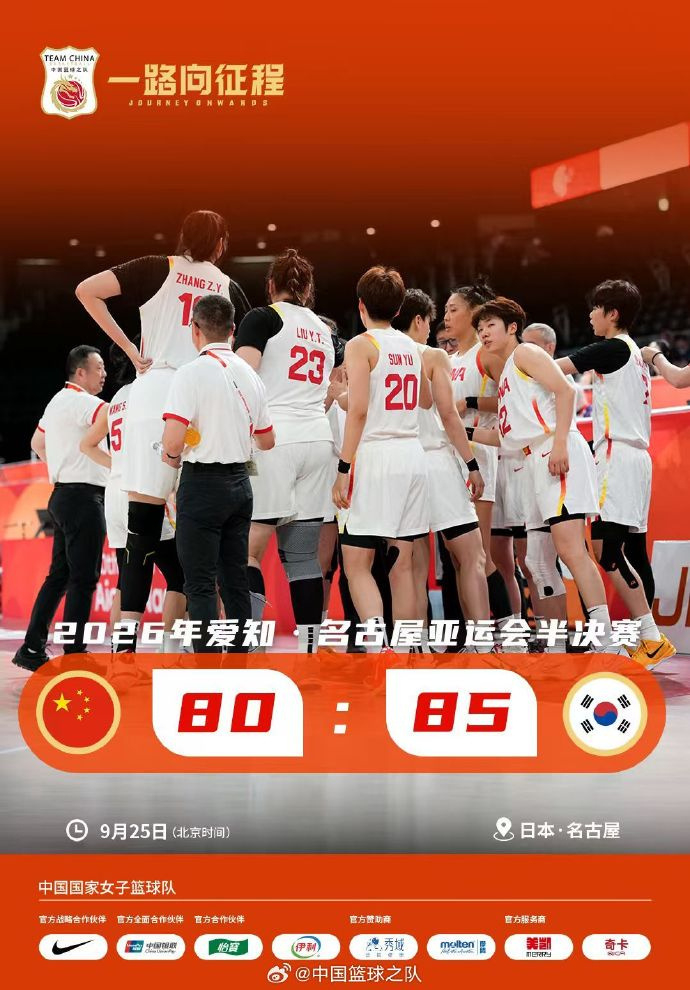 #宫鲁鸣说球员要走出去# 今天中国女篮在亚运会半决赛不敌韩国女篮无缘决赛，赛后主