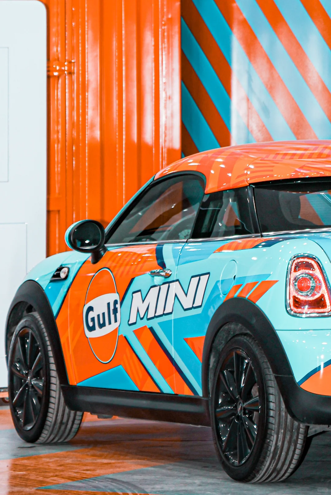 海湾石油加油站打个卡🌈❤️