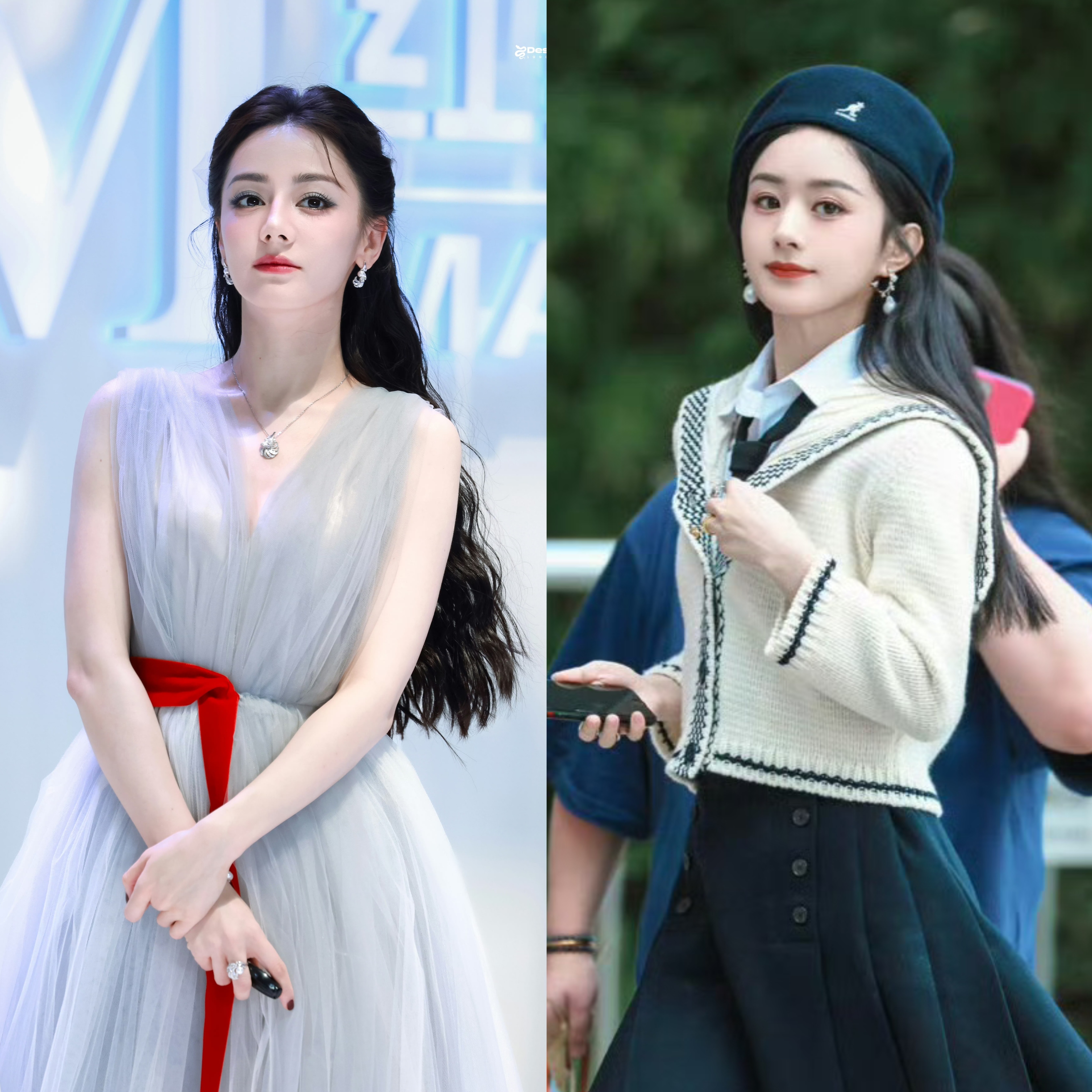 魏哲鸣站姐拍的迪丽热巴好绝谁赢了？朱志鑫站姐拍赵丽颖