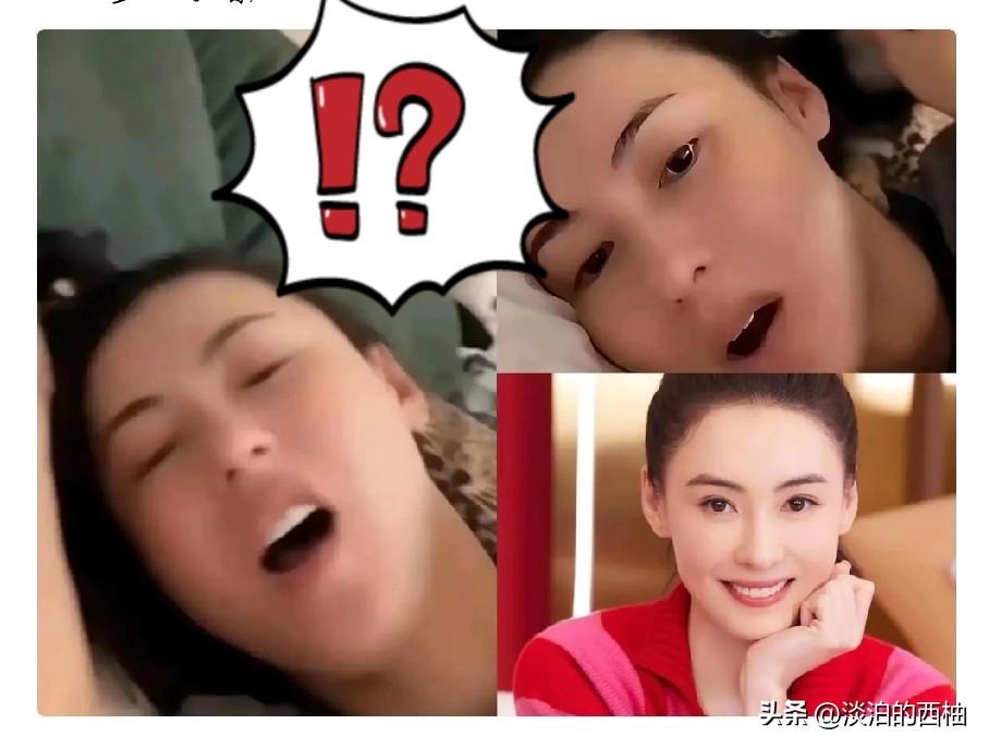 46岁张柏芝这是彻底放飞自我了吗？
最近在社交平台发出自拍视频，
情绪高涨、全程