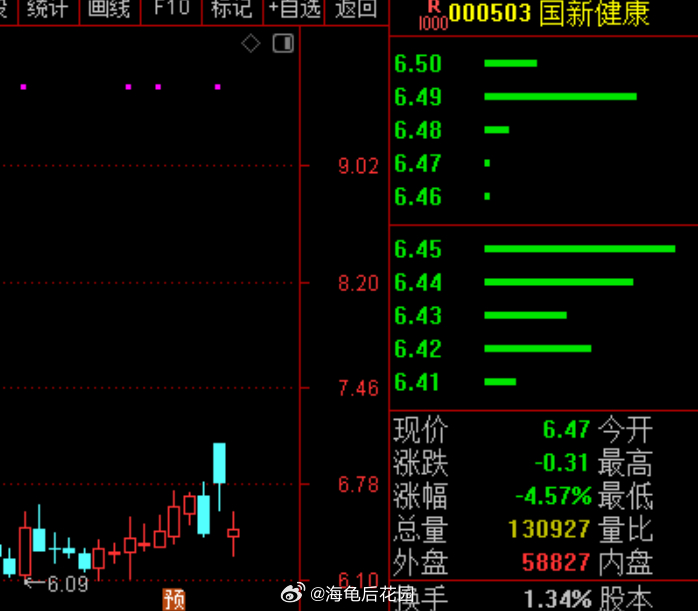 中国国新出手500亿增持中国股票资产，这国新健康的股价朝着跌停去了，我理解错了？