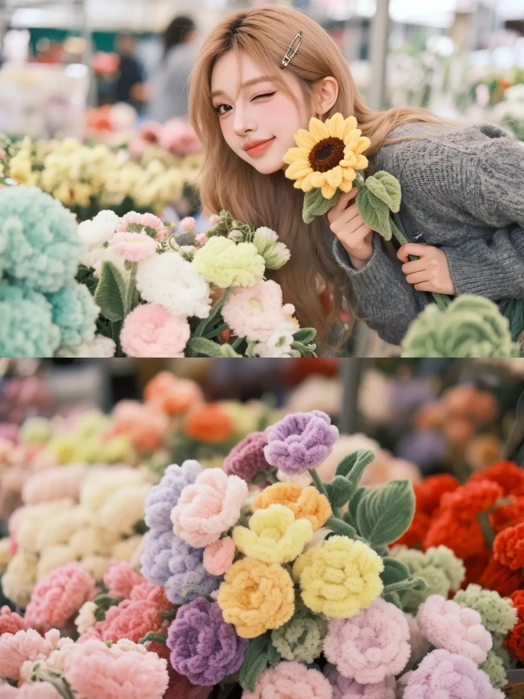 AI毛绒花写真 ai创作 玩法合伙人计划 我在拍特效 谁拍谁好看