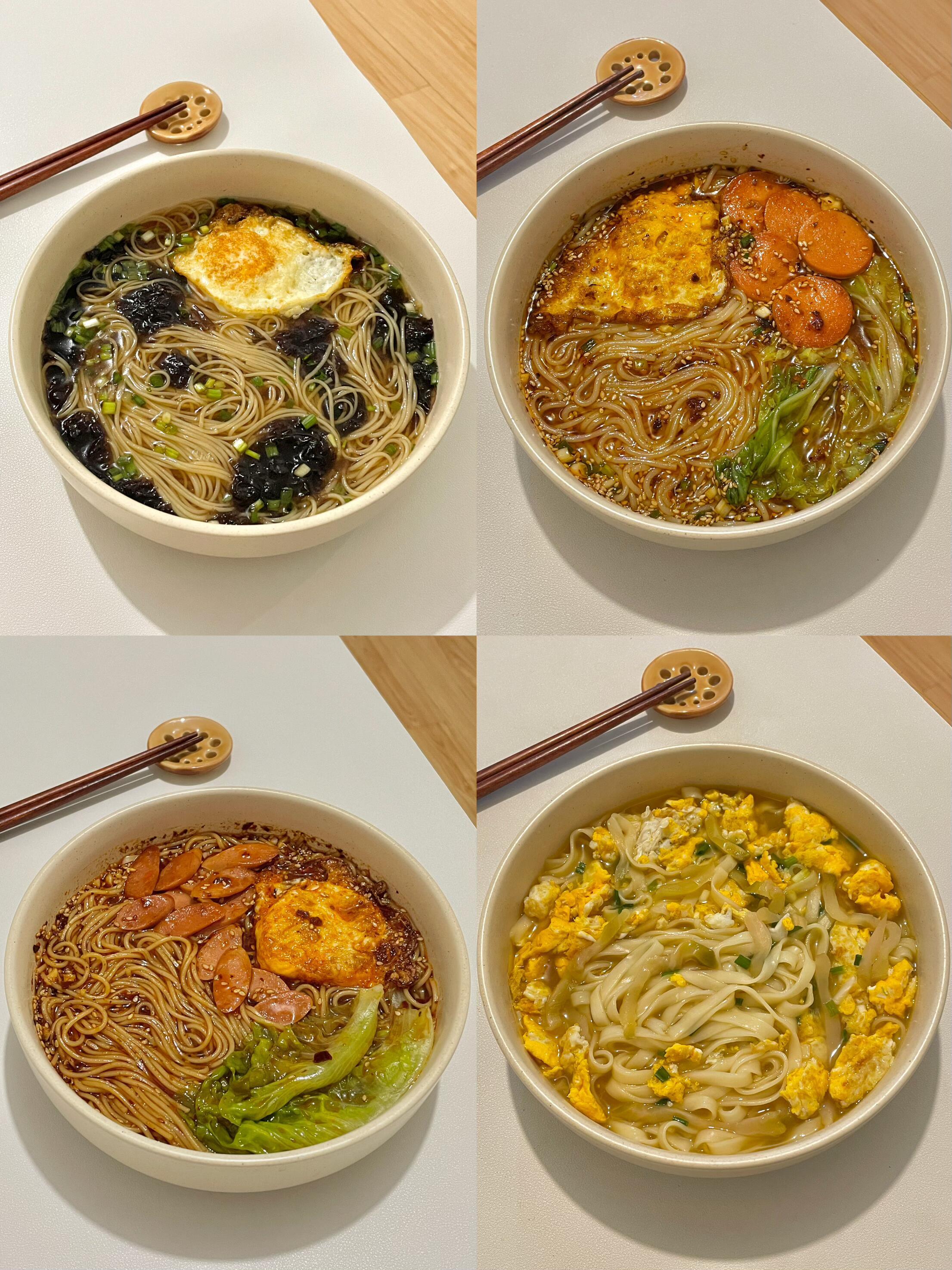一人食🧑‍🍳晚餐合集｜好吃的面条米线 ​​​