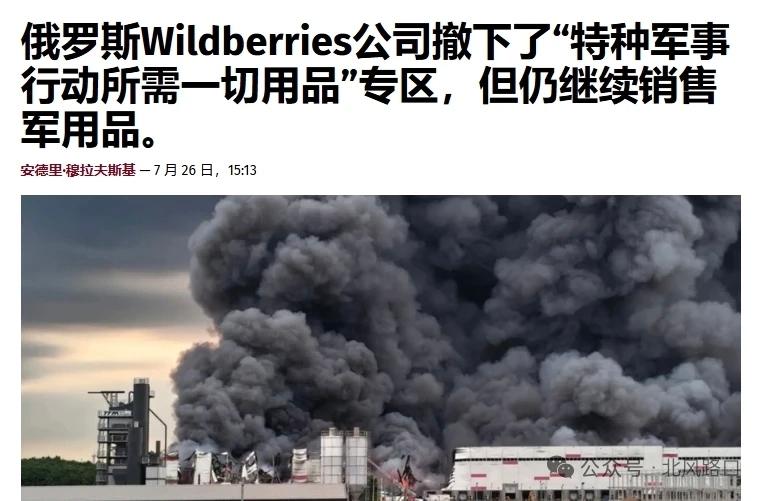 小乌可把大鹅七寸打疼了，打的大鹅“野莓”物流wildberries公司撤下了“特