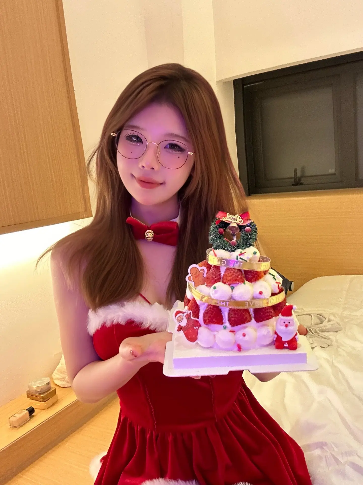 圣诞节吃蛋糕了吗🍰。