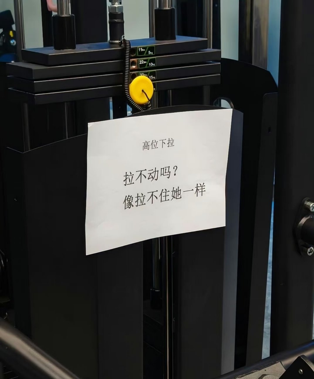 哈哈，健身房还管用的文案[允悲] ​​​
