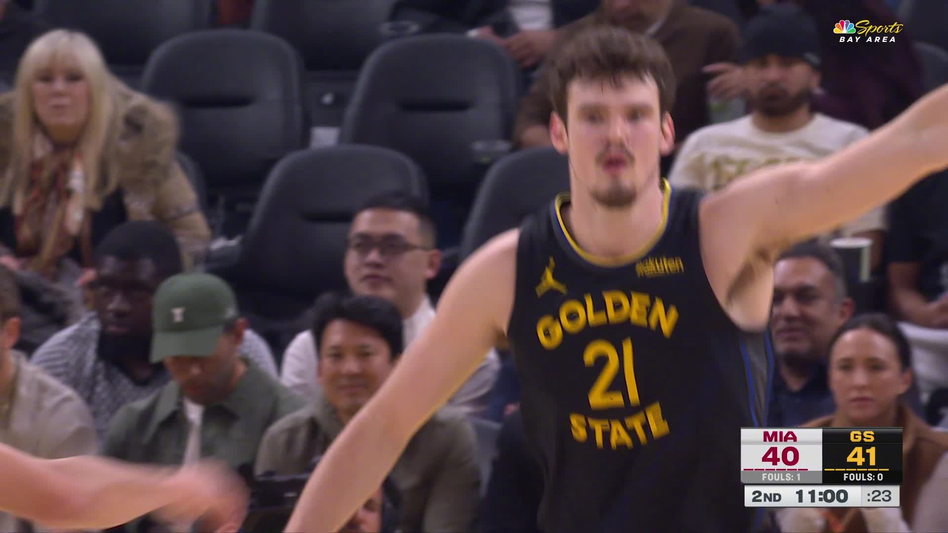 库里与波斯特的连线🤝热火vs勇士