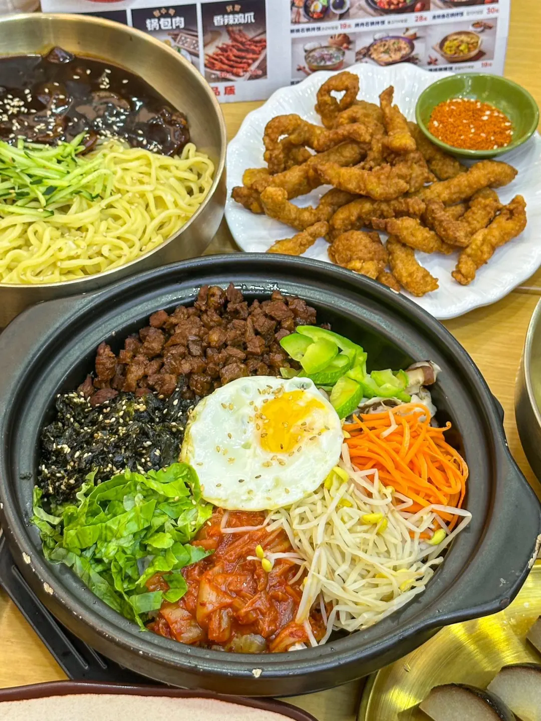 在横店！！吃了不下五次的韩餐！！！