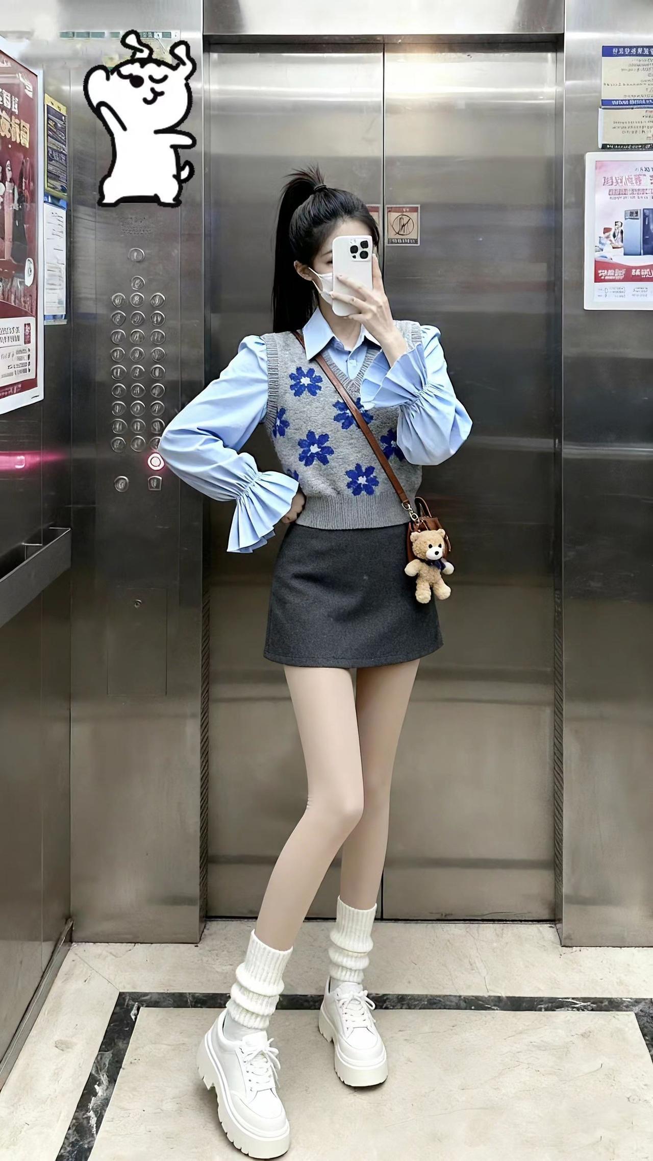 ootd穿搭 拍照姿势 日常分享 今日穿搭look 新衣服可以治愈各种不开心