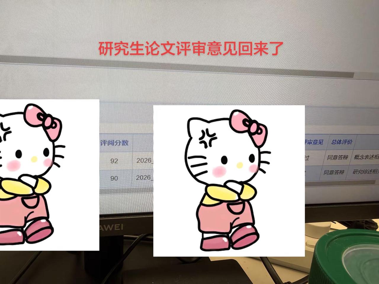 【研究生大论文评审意见回来了】 我终于可以放心送他们离开了，虽然这个培养过程他们