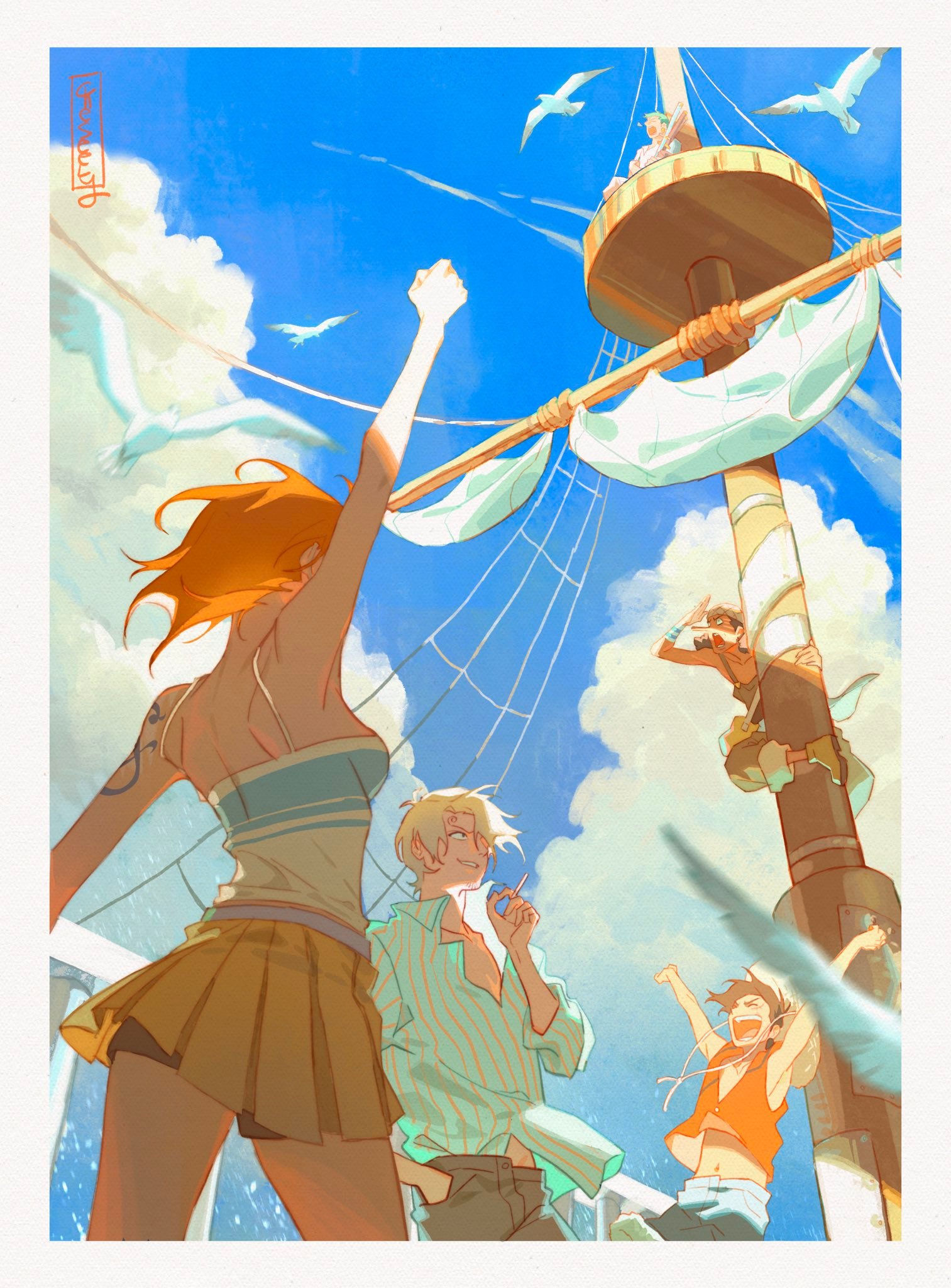 海贼王 海贼王  出航！转载自TWI：cheseely 