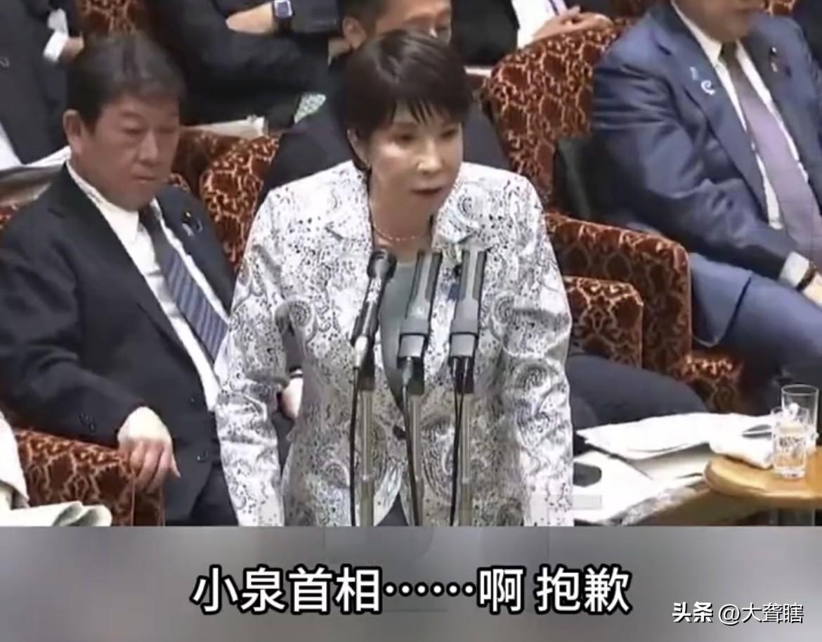 要退位？高市早苗把小泉进次郎说成‘’日本首相‘’
近日，在日本参议院预算委员会会