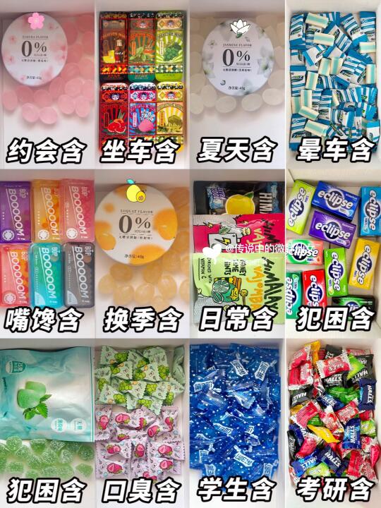㊙️适合不同人群含的薄荷糖清单！亲测不踩雷