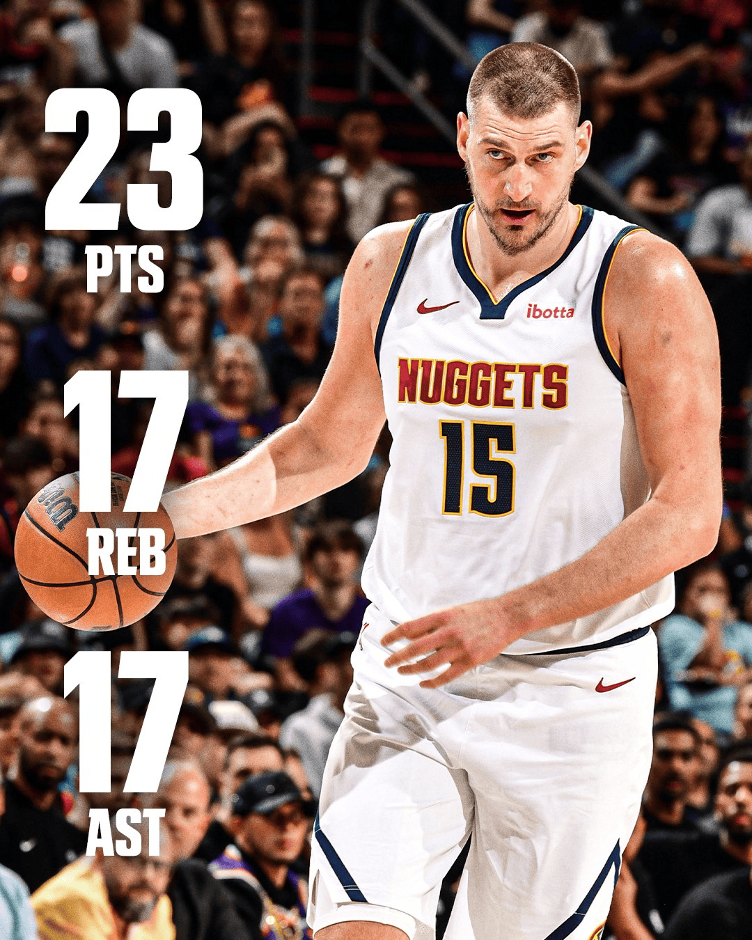 医院突增跑友检查心脏时光倒流？？？？约基奇三节已经砍下21分17板17助——昨天