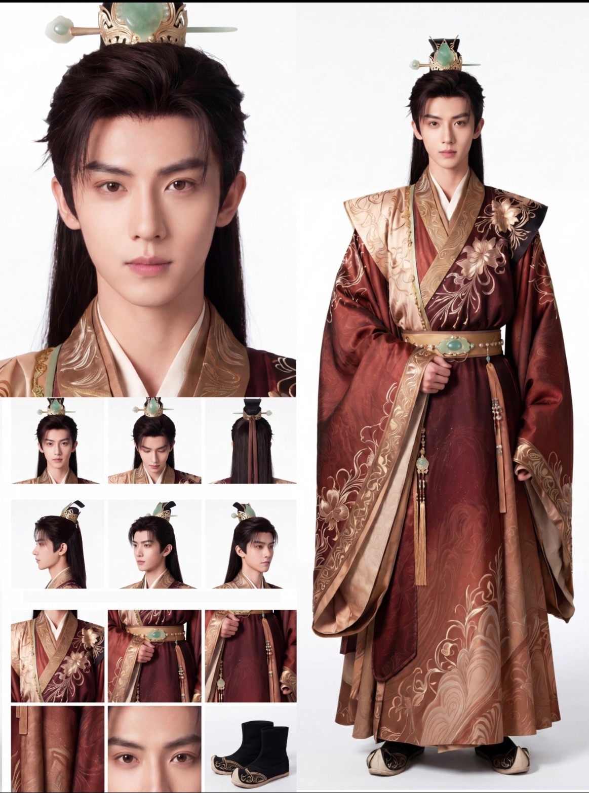 看看Nano banana Pro捏出来的古装帅哥 