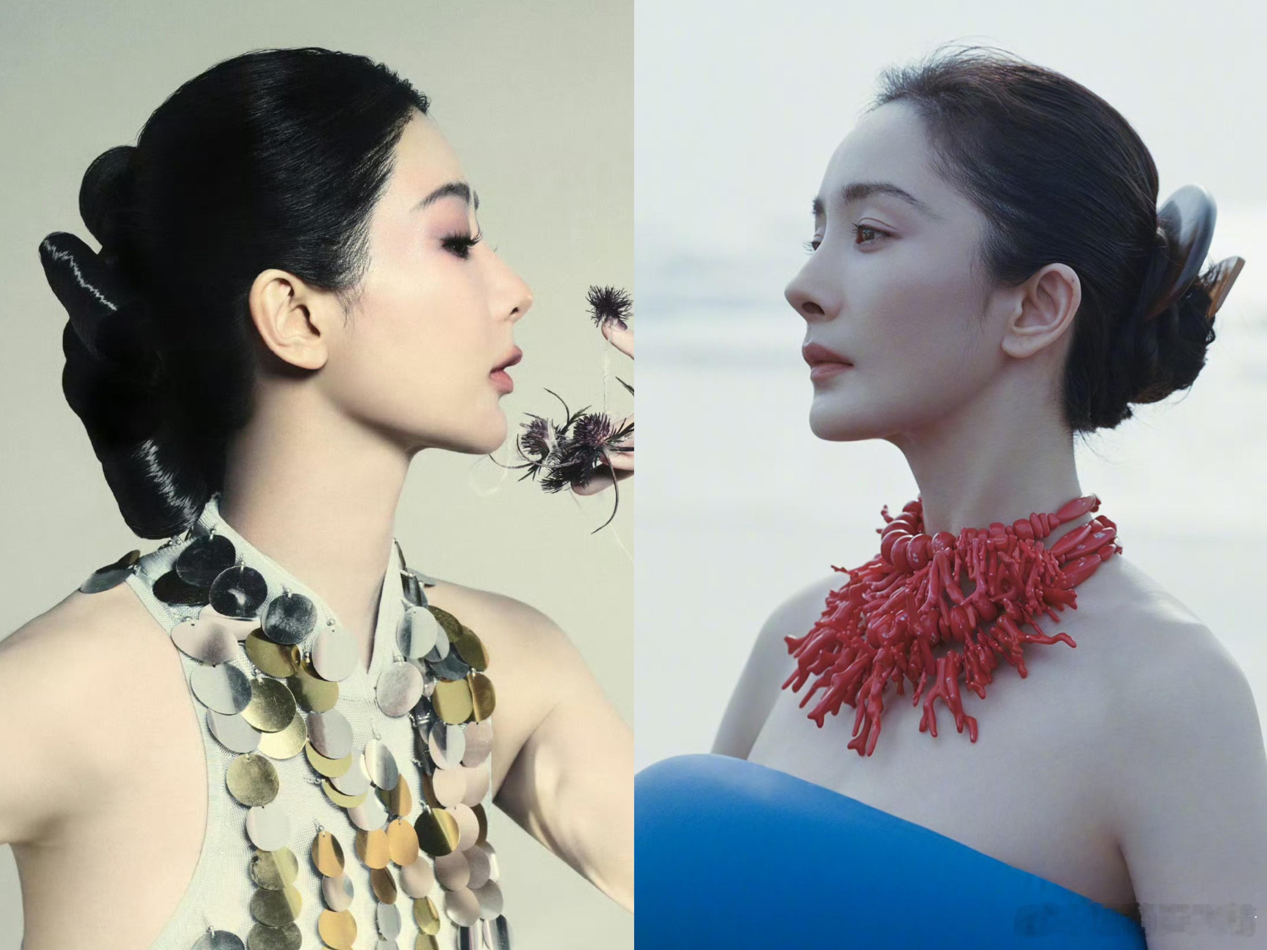 今天两位美女同上VOGUE了 