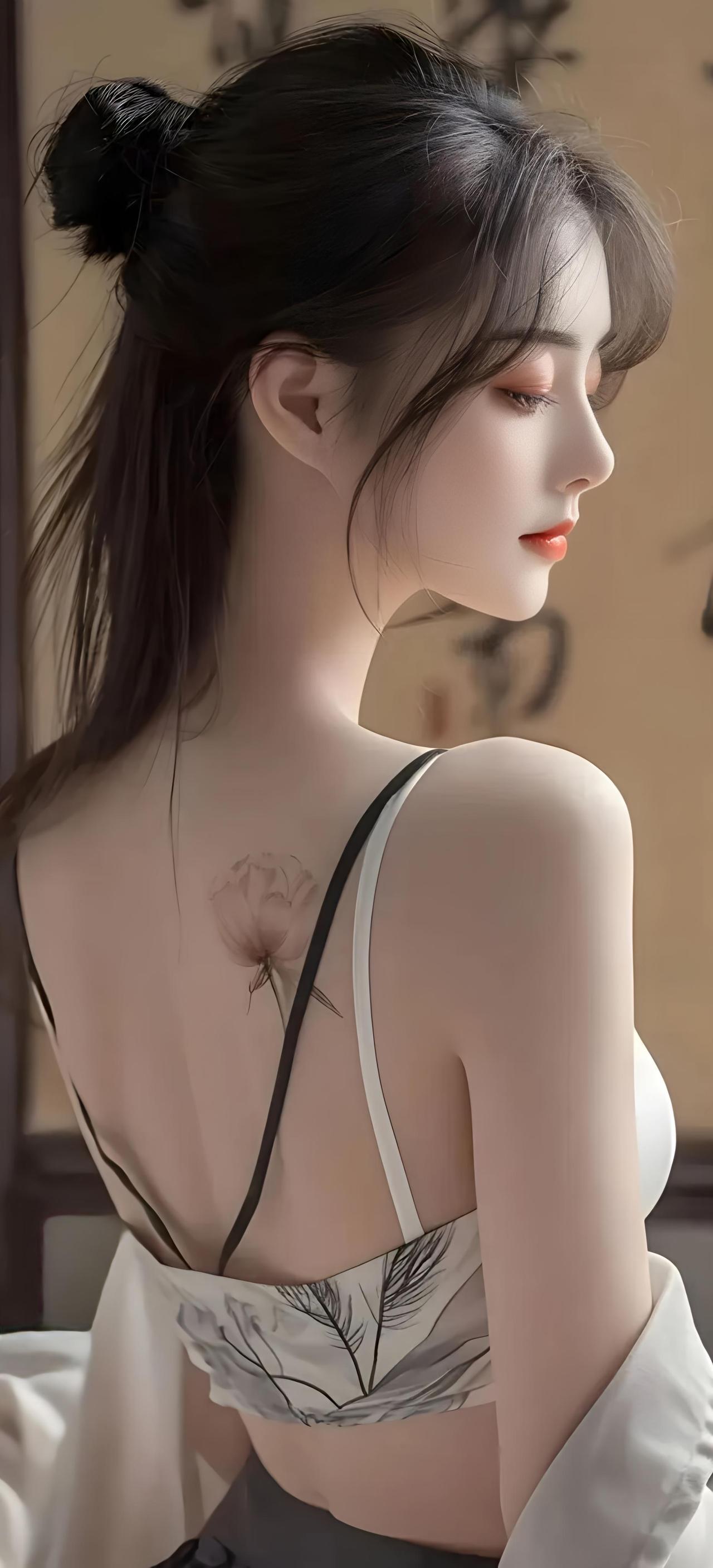 沉鱼落雁自应惭，闭月羞花亦枉然。
一顾倾城魂欲断，再回绝代世争传。
浣纱溪畔惊鸥