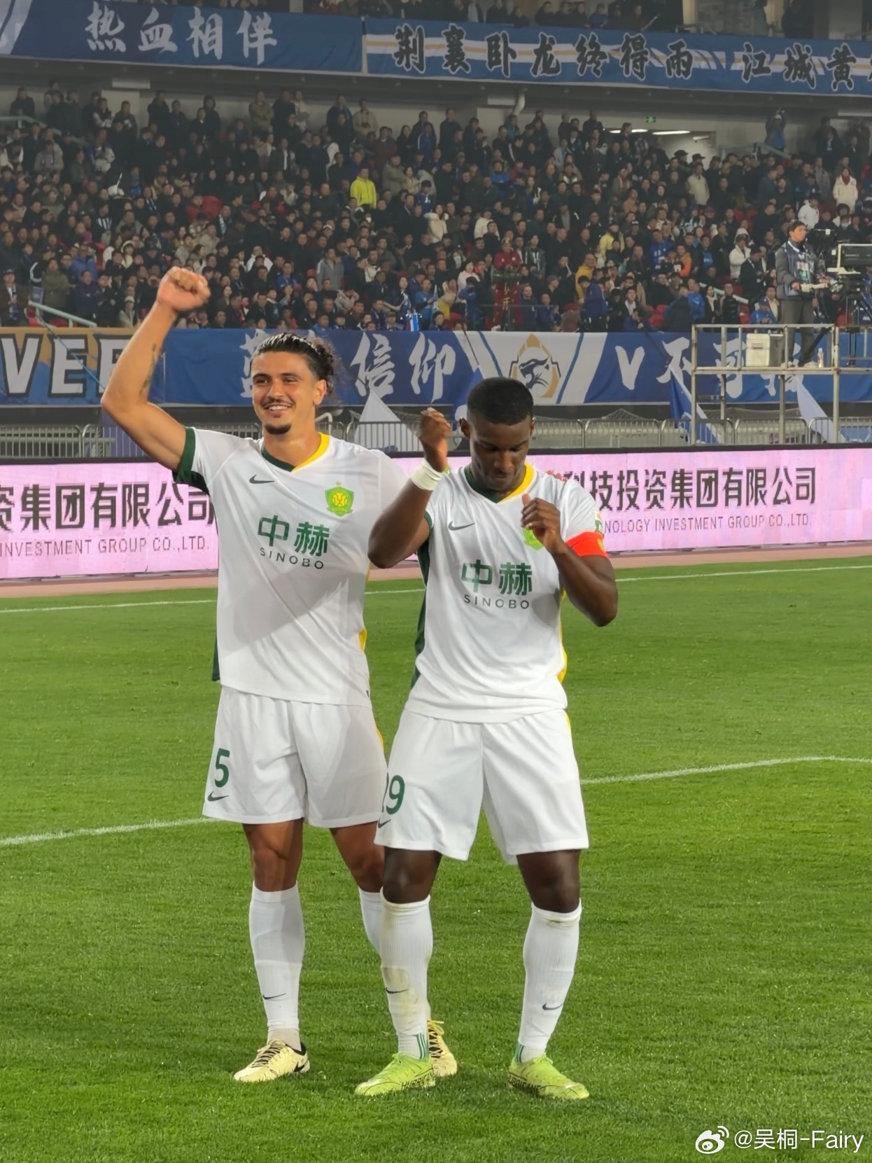 中超新赛季就位啦🎙️我和法比奥说祝贺你连续五场对同一对手进球，他问我真的吗桐话