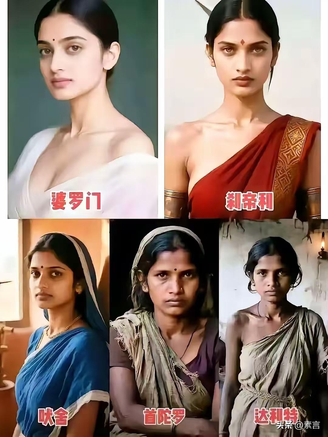 印度高种姓（婆罗门、刹帝利等）在印度总人口中仅占 15% 左右。

但在美国、英