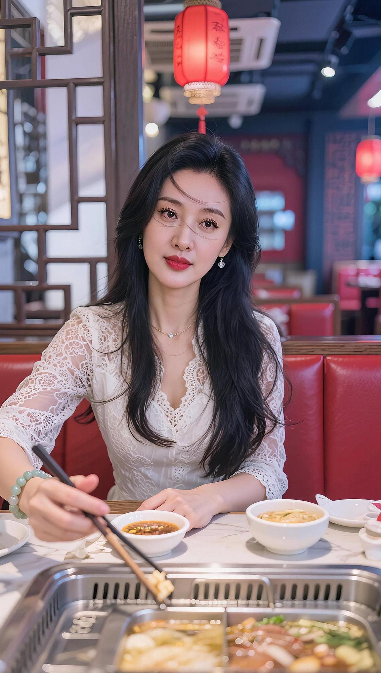 AI中式随拍 抖音ai创作 身材你品你细细的品 这么诚实的姑娘不好找 舞蹈生美照