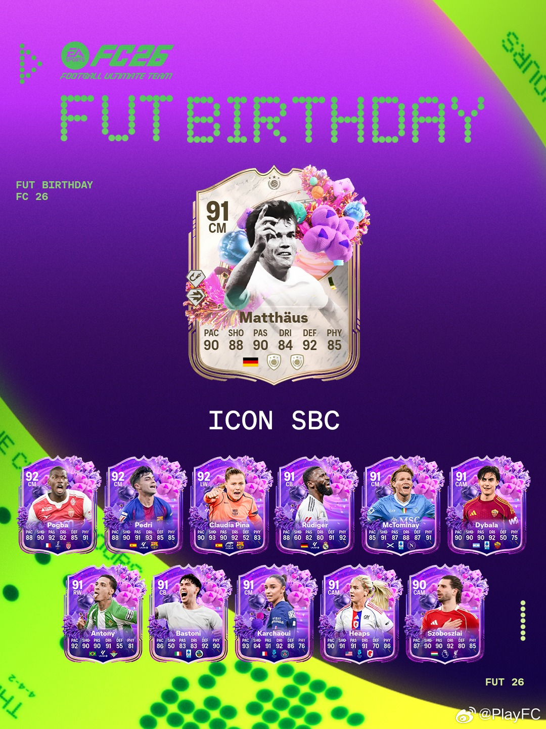 3月15日【新增 SBC】共 5 个：1. Lothar Matthäus｜23