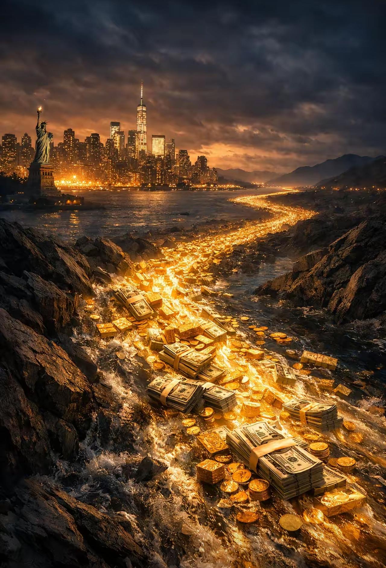 今天来回答一个有趣的问题，在中美博弈中，两国对于黄金的态度。
按照很多人的理解，