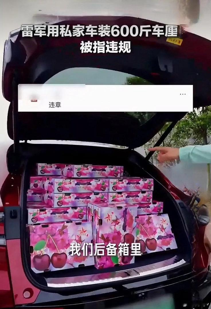 雷军这波操作太妙了！全车箱体被塞得满满当当。雷军属实是懂流量的，操作一波接一波，