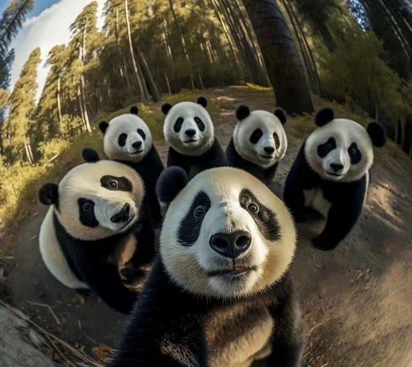 #给宠物拍证件照有多上头#动物自拍大评比！你认为那个最酷呢[喵喵]自拍已经风靡到