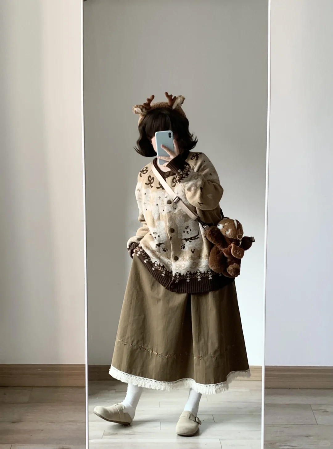 160 120｜微胖甜妹可爱棕色系🍂秋冬氛围感