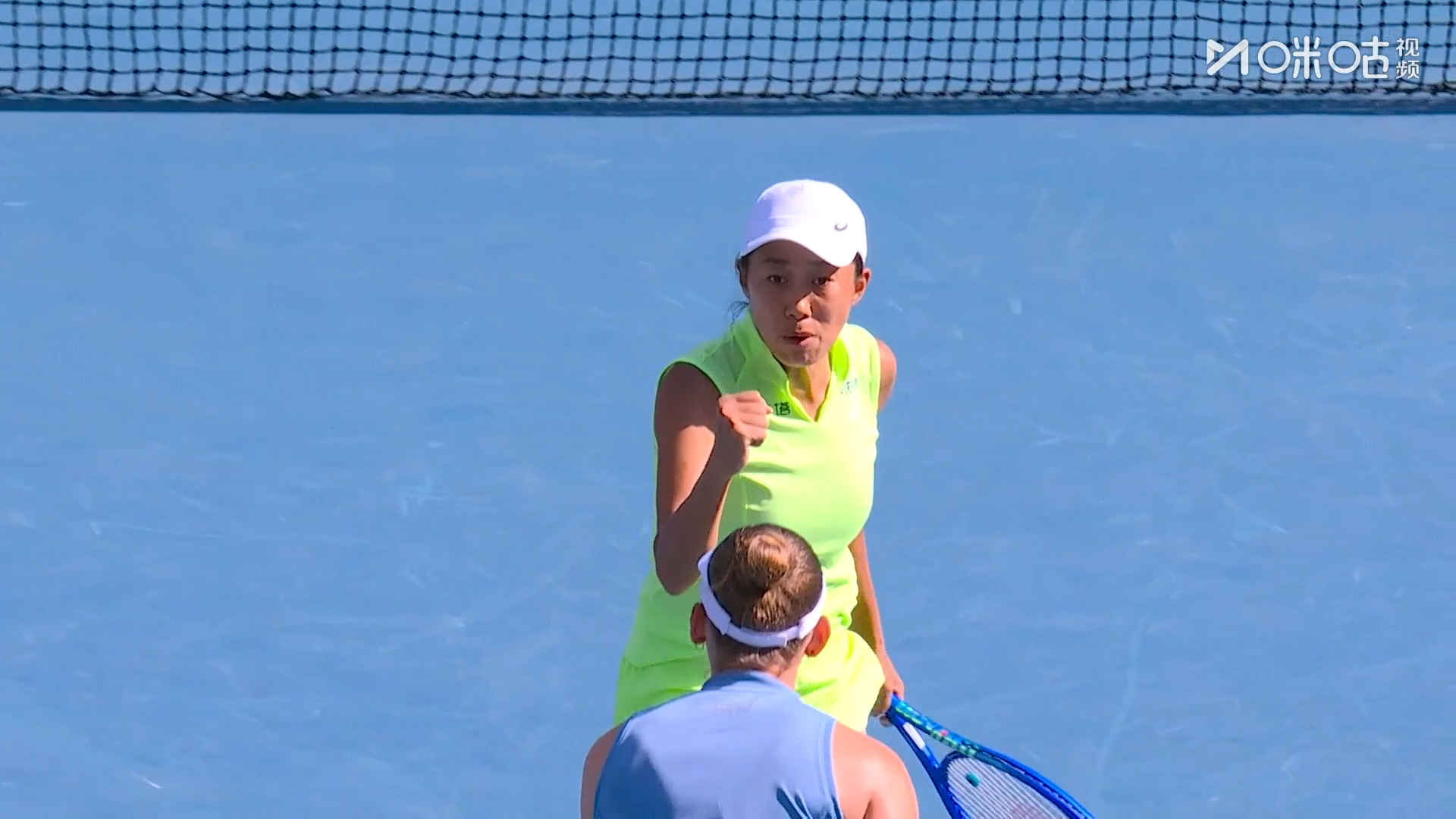 #张帅组合0比5落后连赢7局#澳网女双第二轮，张帅/梅尔滕斯在首盘0-5落后的情