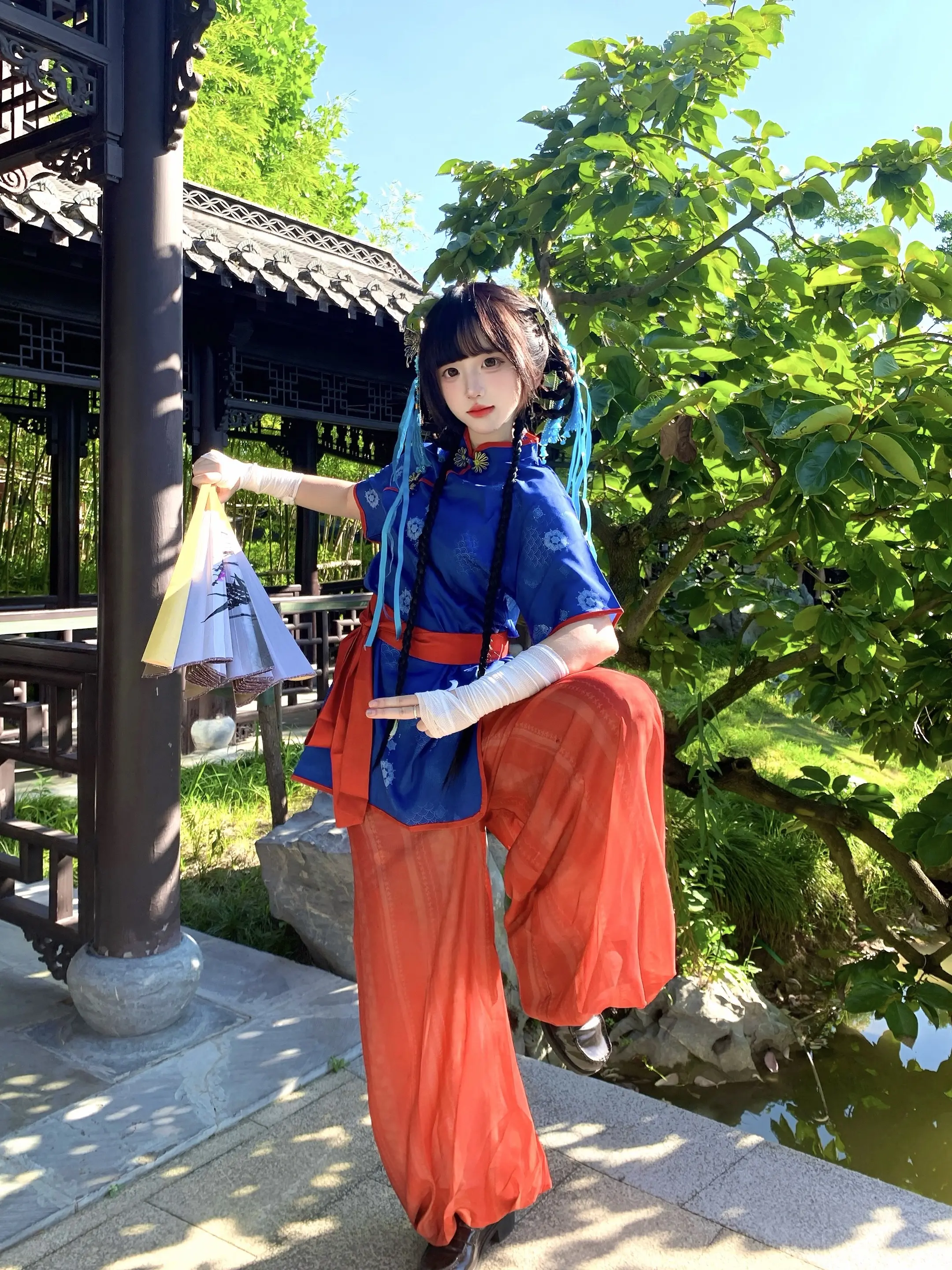 “仙人抚我顶，不好怎么掉血了！？”一整套🥕66的中华娘套装！！宗门最...