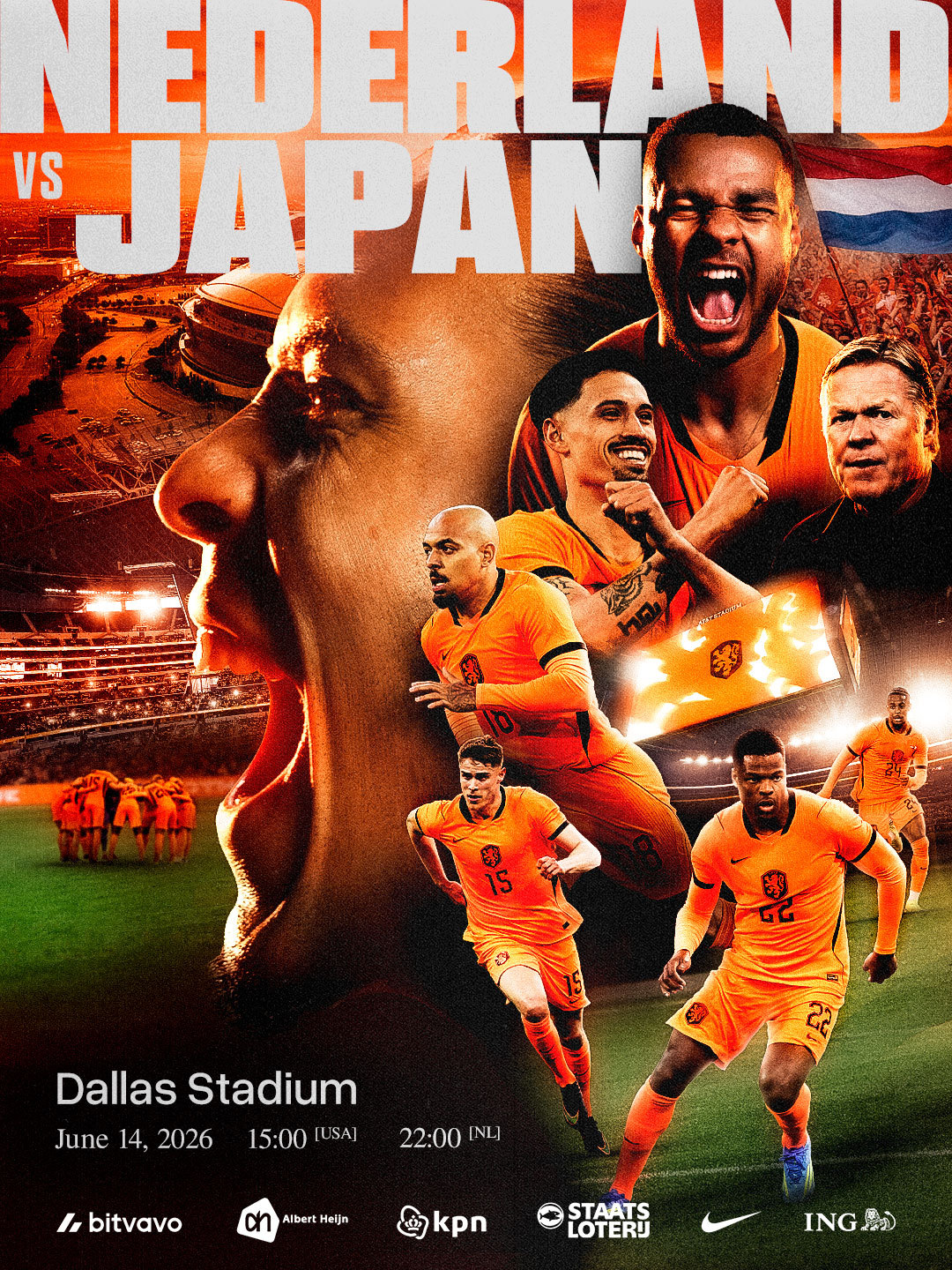 2026美加墨世界杯小组赛比赛日荷兰vs日本 🇳🇱🇯🇵⌚️6月15日04