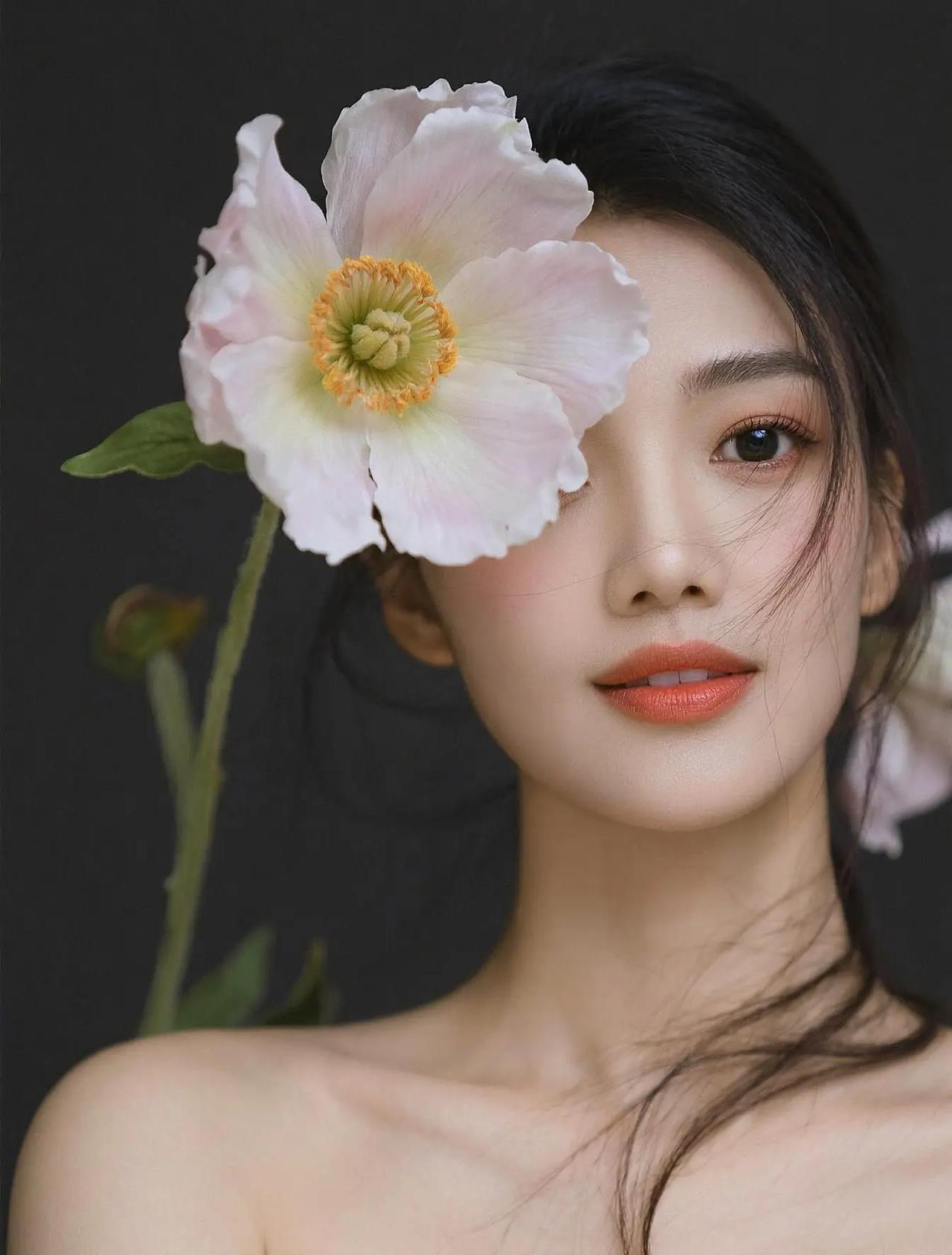 AI暗调花系写真感 ai创作全新升级 玩法合伙人计划
