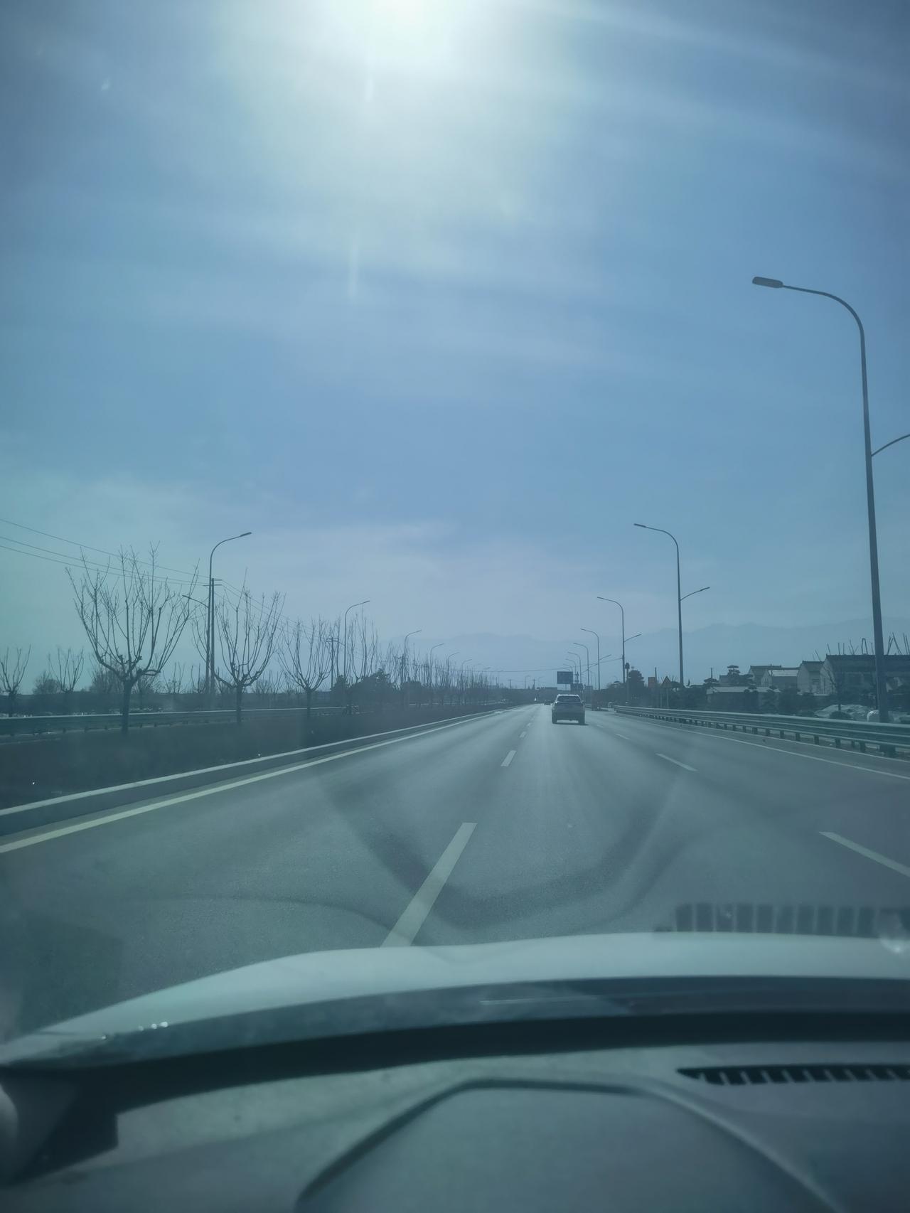 太爽了！6分钟跑完周至西部的周哑路，14分钟跑完杨哑路到杨凌高速入口，让周至西部