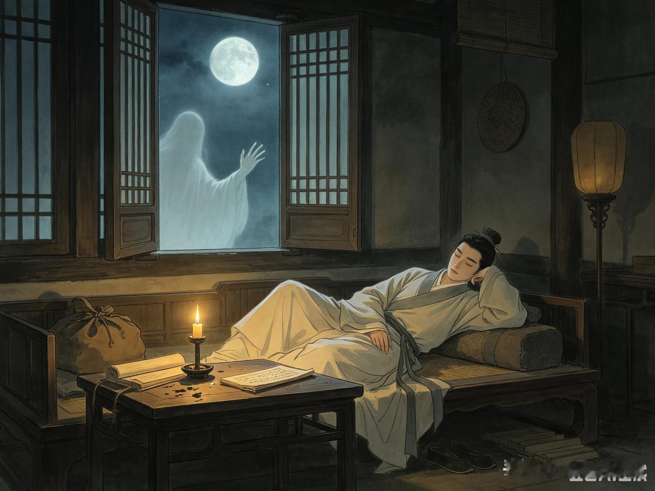 唐贞元年间，李逢吉还是个年轻书生，赴京赶考途中，在一家客店歇脚。那夜他睡得迷迷糊