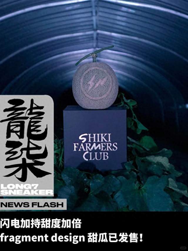 L7 快讯这瓜包熟藤原浩推出闪电甜瓜