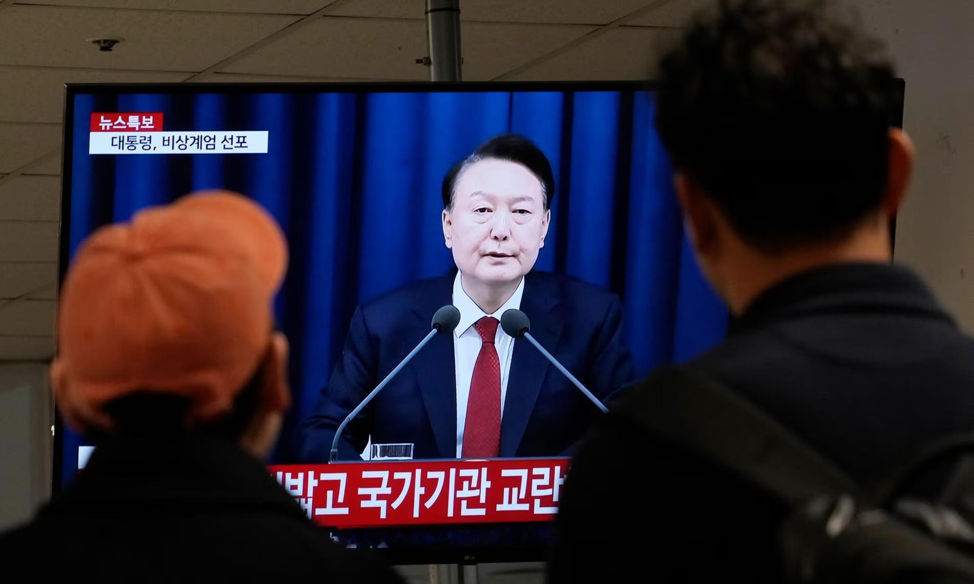 【 韩国总统发布紧急戒严令  】当地时间12月3日深夜，韩国总统尹锡悦突然通过电