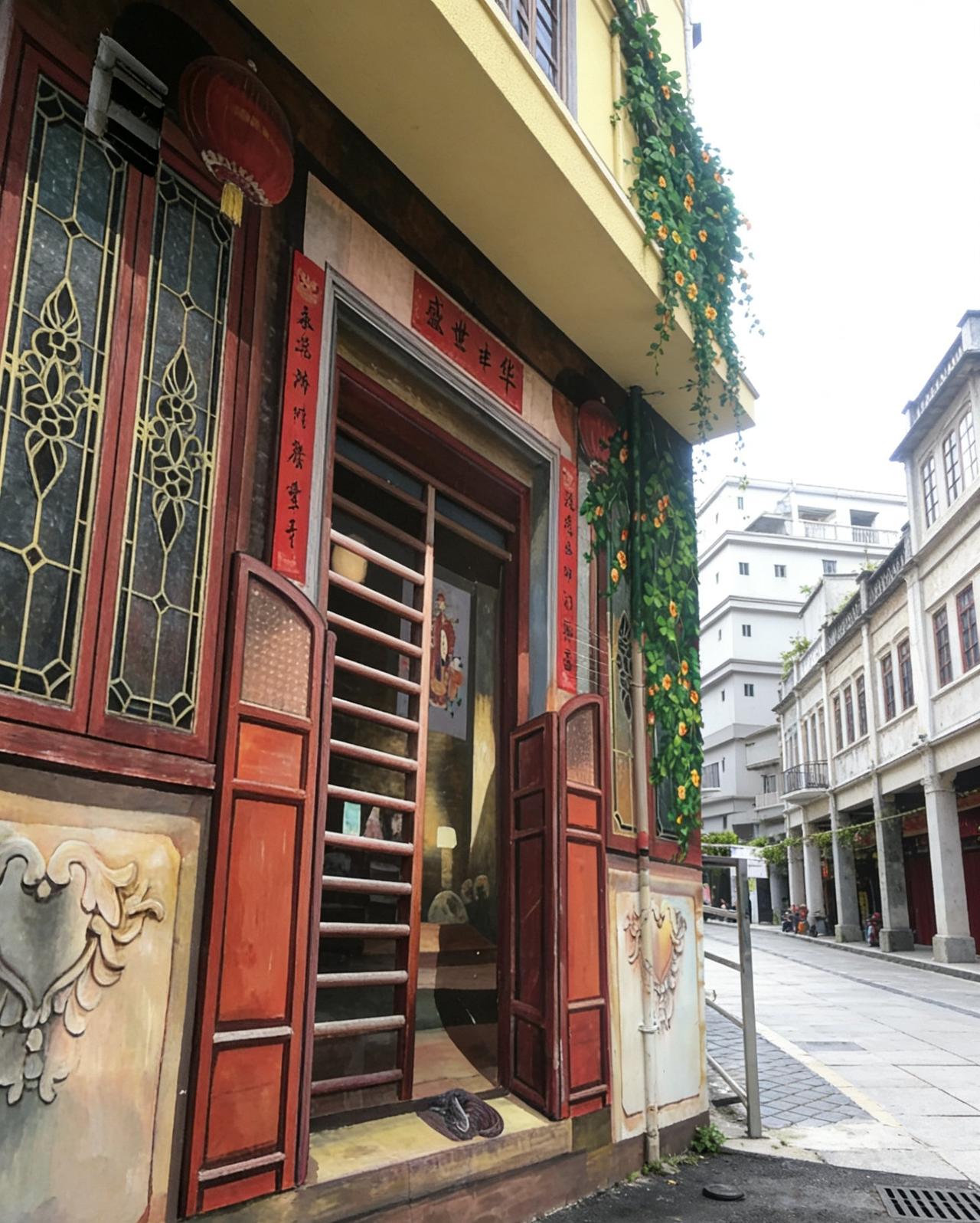 海珠广场同庆坊彩绘建筑，拍照超出片
📍广州 同庆坊-彩绘建筑
就在海珠广场旁边