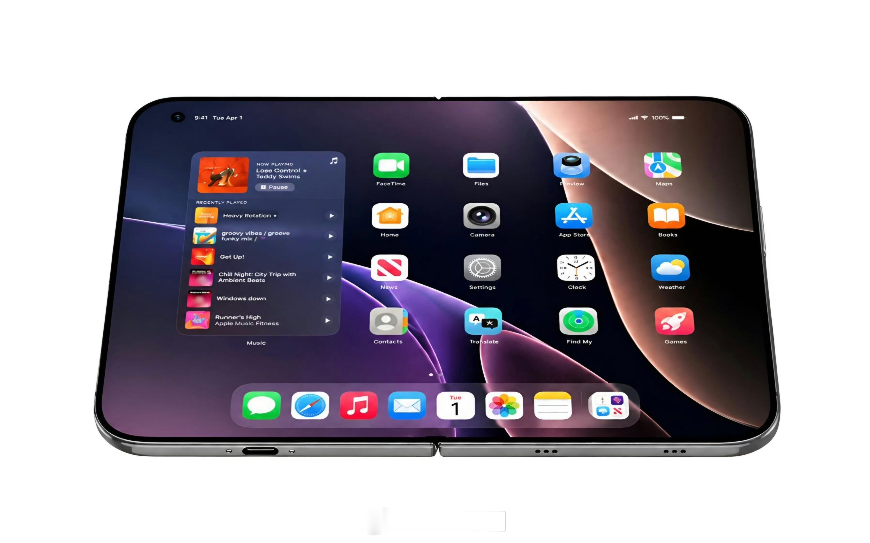 Duo 手机iPad二合一苹果首款折叠屏手机叫iPhone Duo，手机平板二合