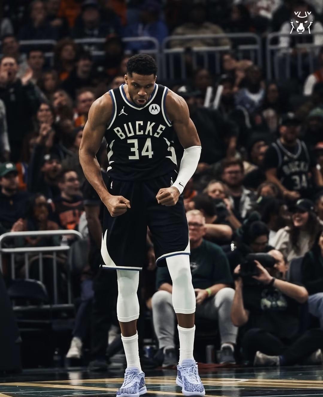 为什么字母场场爆炸的数据没人夸呢，别人得了30+一顿吹？赛季至今：
37 PTS