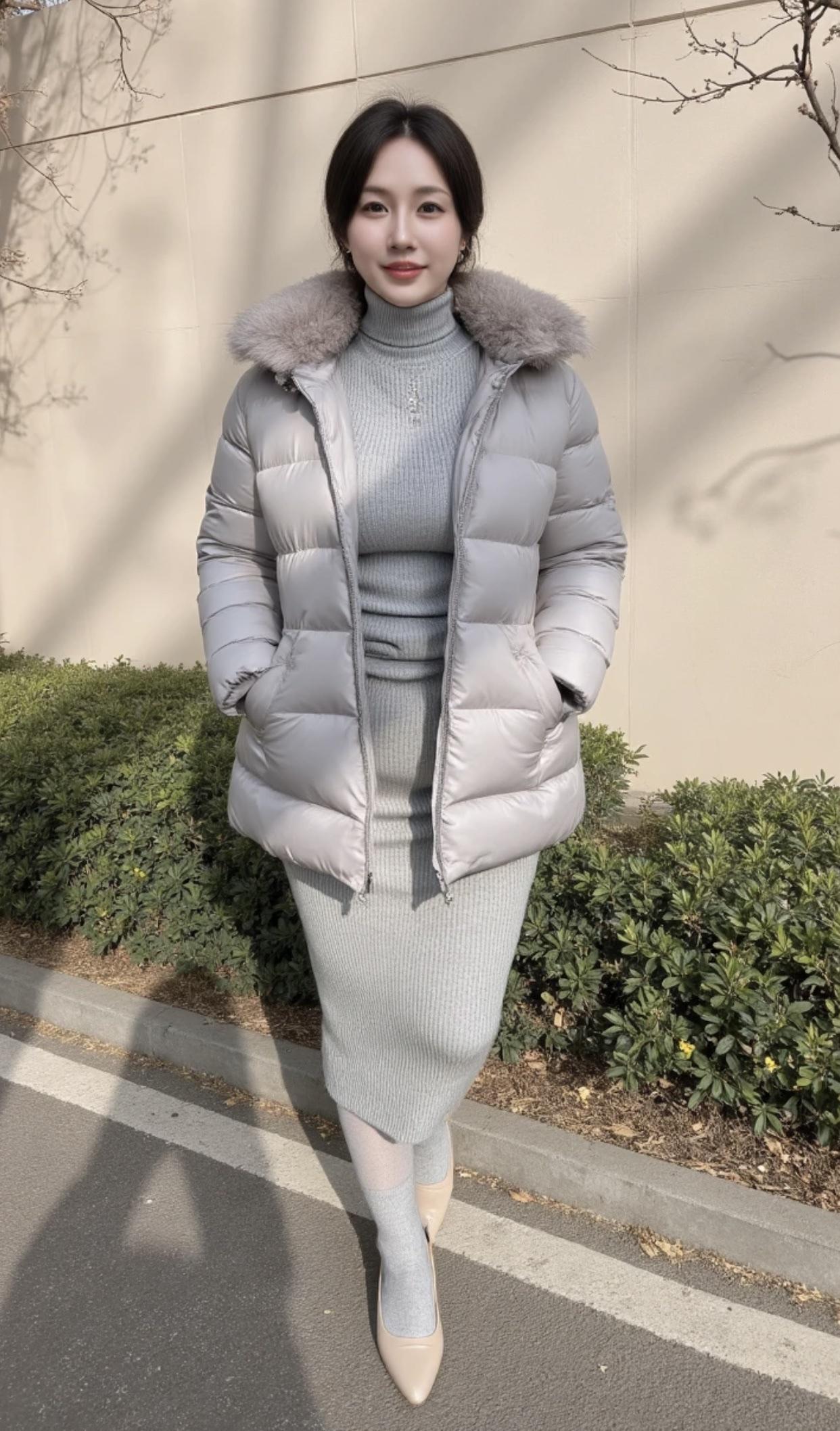 每日搭配分享·时尚穿搭冬日穿搭指南：保暖又时尚的羽绒服搭配