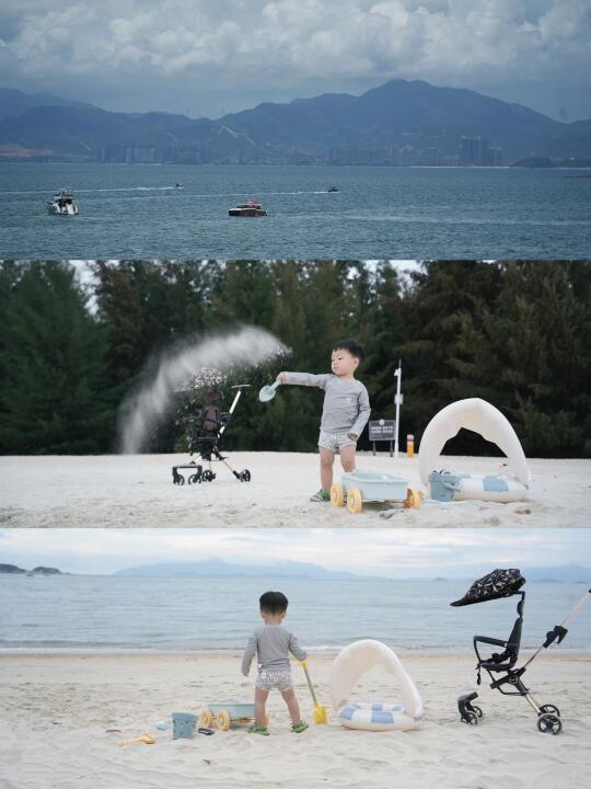 🌊海边日记｜一岁半初见大海