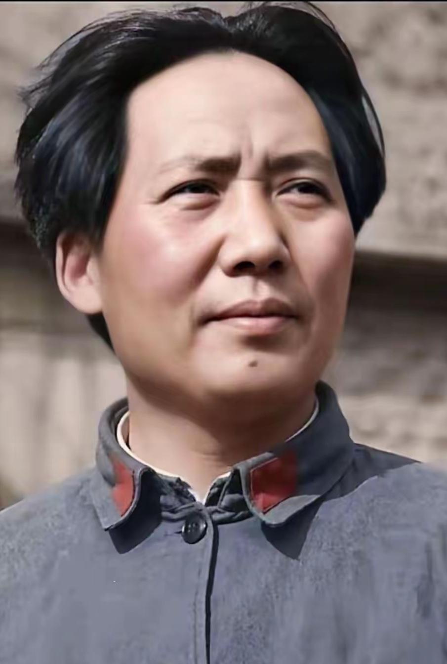 谁知道这是伟人啥时的照片，，难得是画像，，