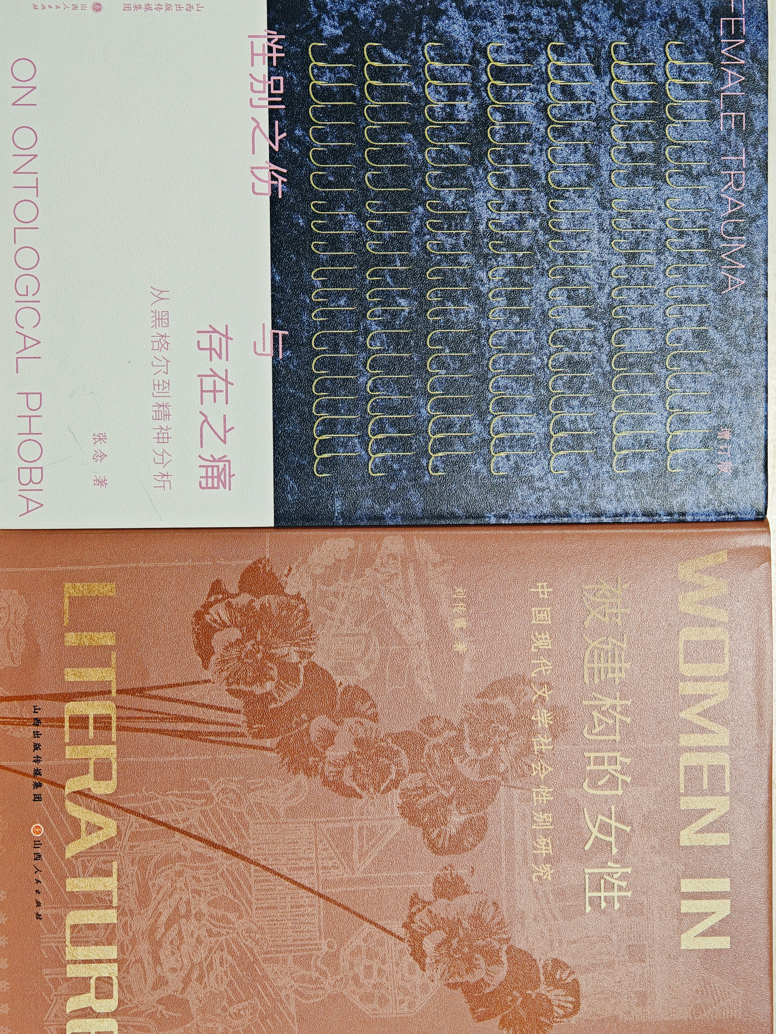 上周读完的书，《被构建的女性》《性别之伤和存在之痛》。文字拥有建筑般的庄重典雅，