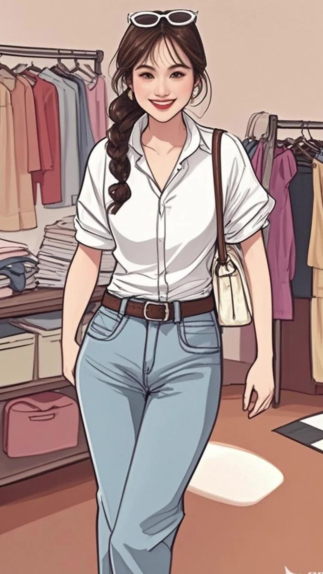 夏季穿搭 显高显瘦 今日穿搭 显高显瘦穿搭 夏装新款