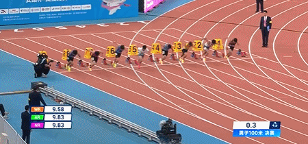 恭喜湖北队继男足夺冠以后又拿下一块份量极重的金牌，男子100米冠军！李泽洋今天的