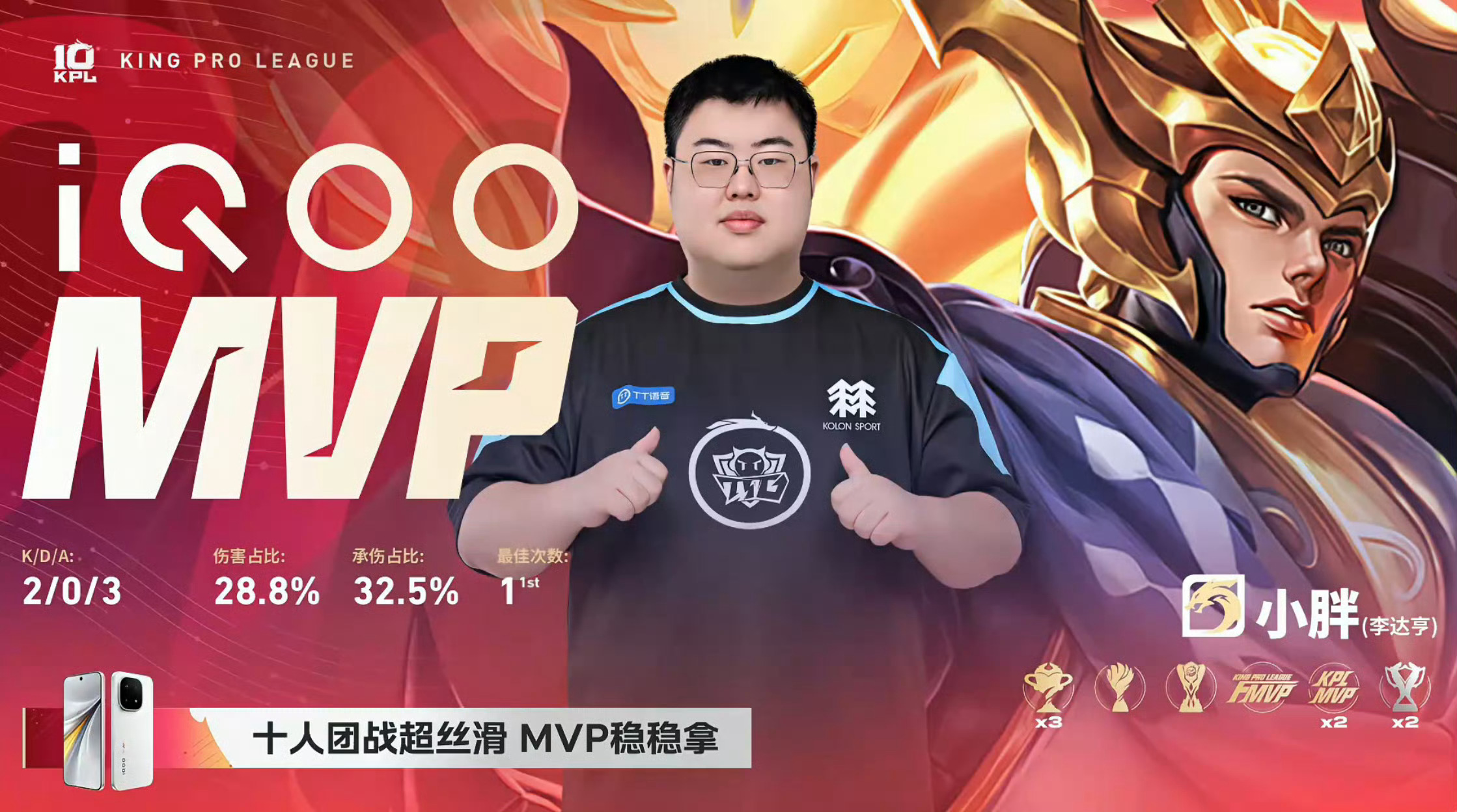 KPL从开局对线拿到首杀，到全程抵御野区冲击，小胖的杨戬撑起野区防线，用关键发挥