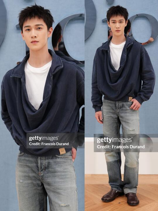 李昀锐今日看秀生图，清爽型男！