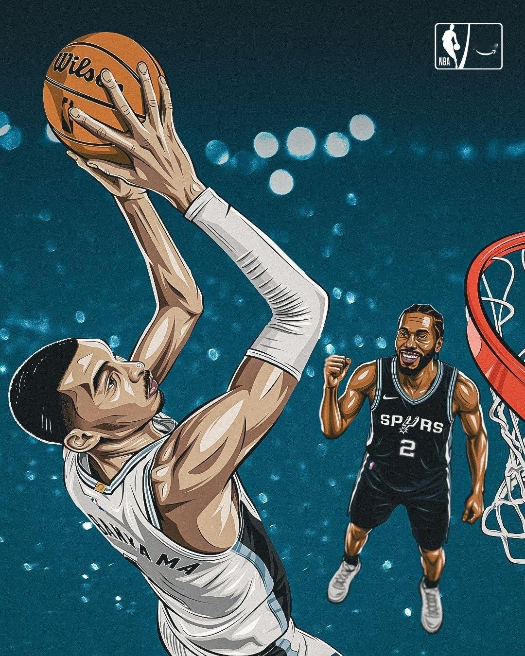 NBA 马刺队自2017年以来首次重返西部决赛。nba赛场播文班少林修行片